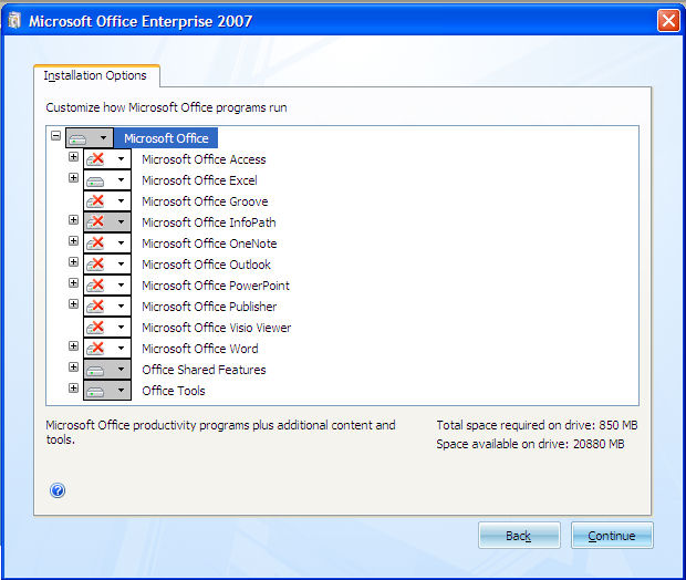 Windows office programs